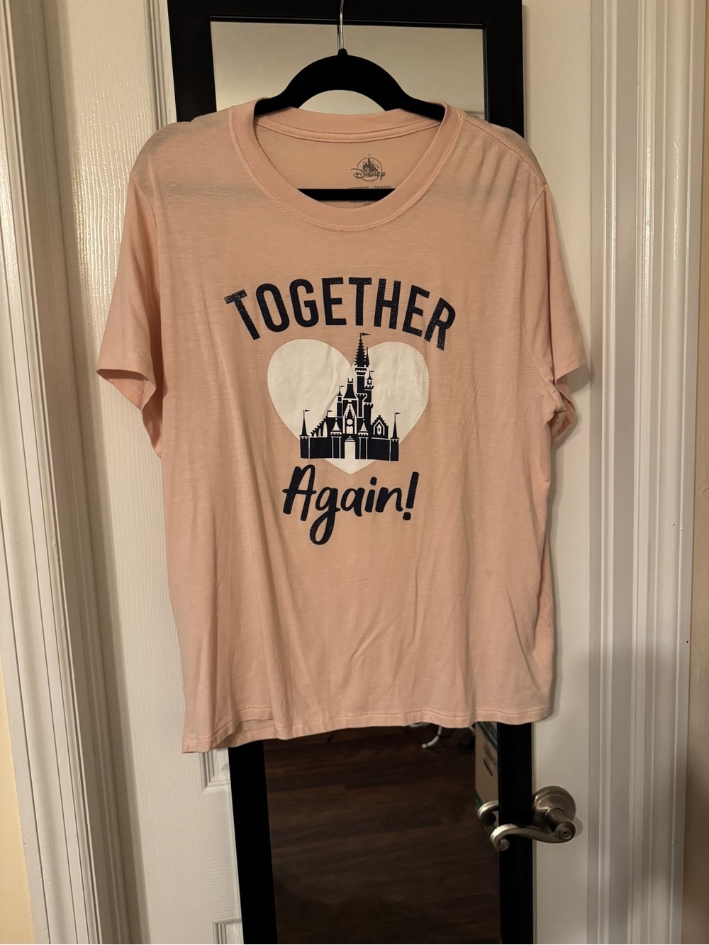 Disney Light Pink Logo Tee